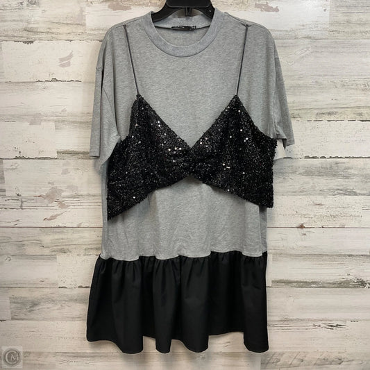 Dress Casual Short By Ina In Grey, Size: L