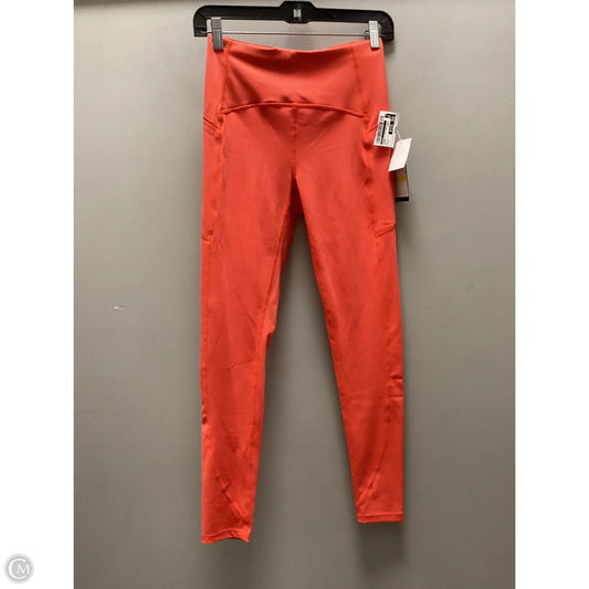 Athletic Leggings By Zella In Orange, Size: S