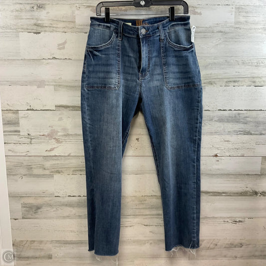Jeans Straight By Kut In Blue Denim, Size: 12
