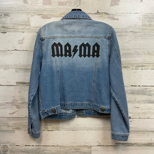 Jacket Denim By C’EST TOI In Blue Denim, Size: M