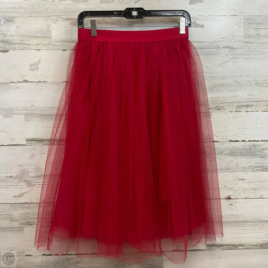 Skirt Midi By Ee Some In Red, Size: S