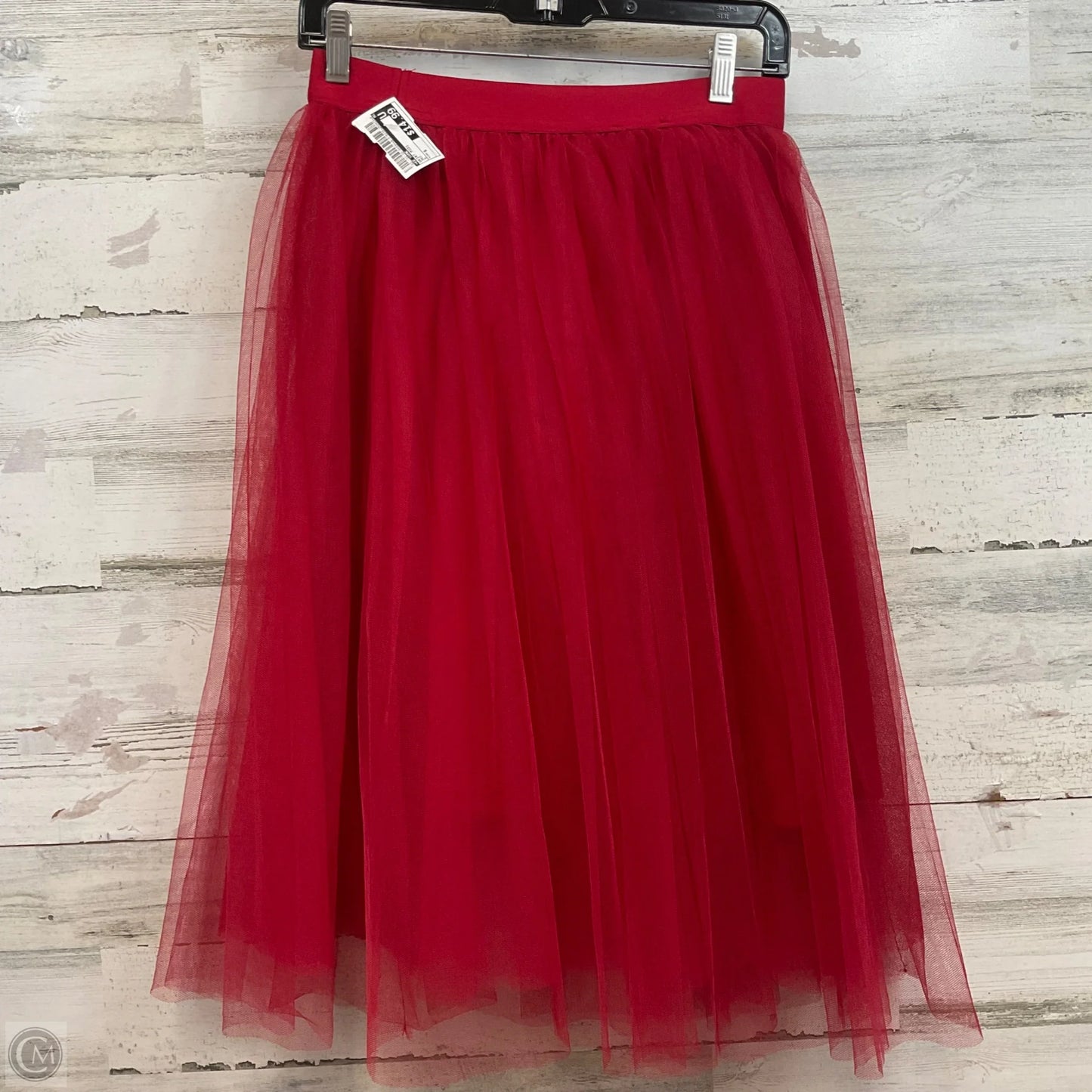 Skirt Midi By Ee Some In Red, Size: S