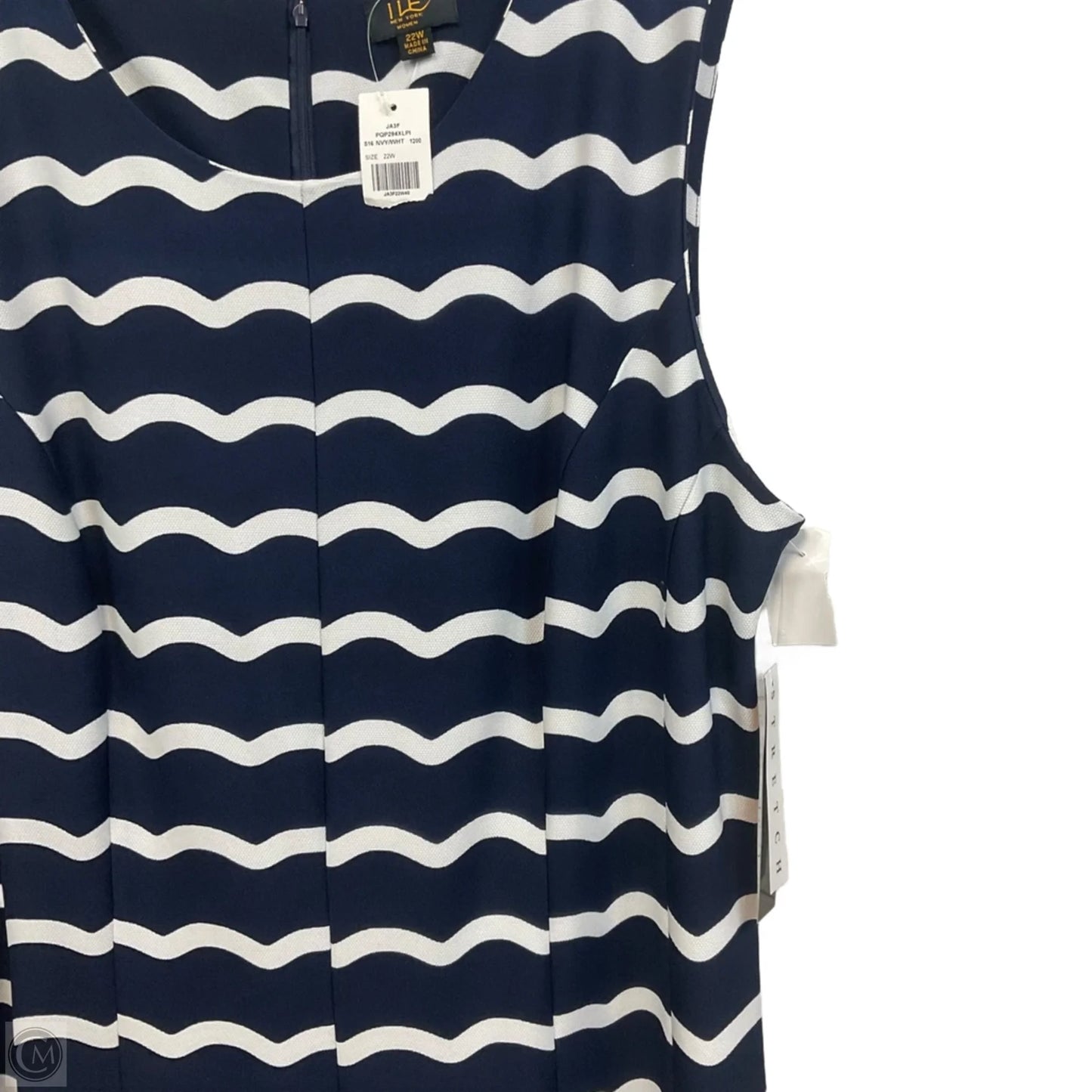 Dress Casual Short By I LE In Blue, Size: 3x