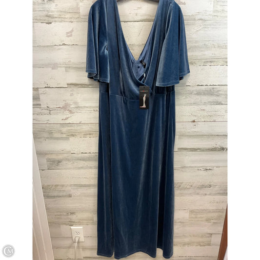 Dress Party Long By EVER PRETTY In Blue, Size: 3x