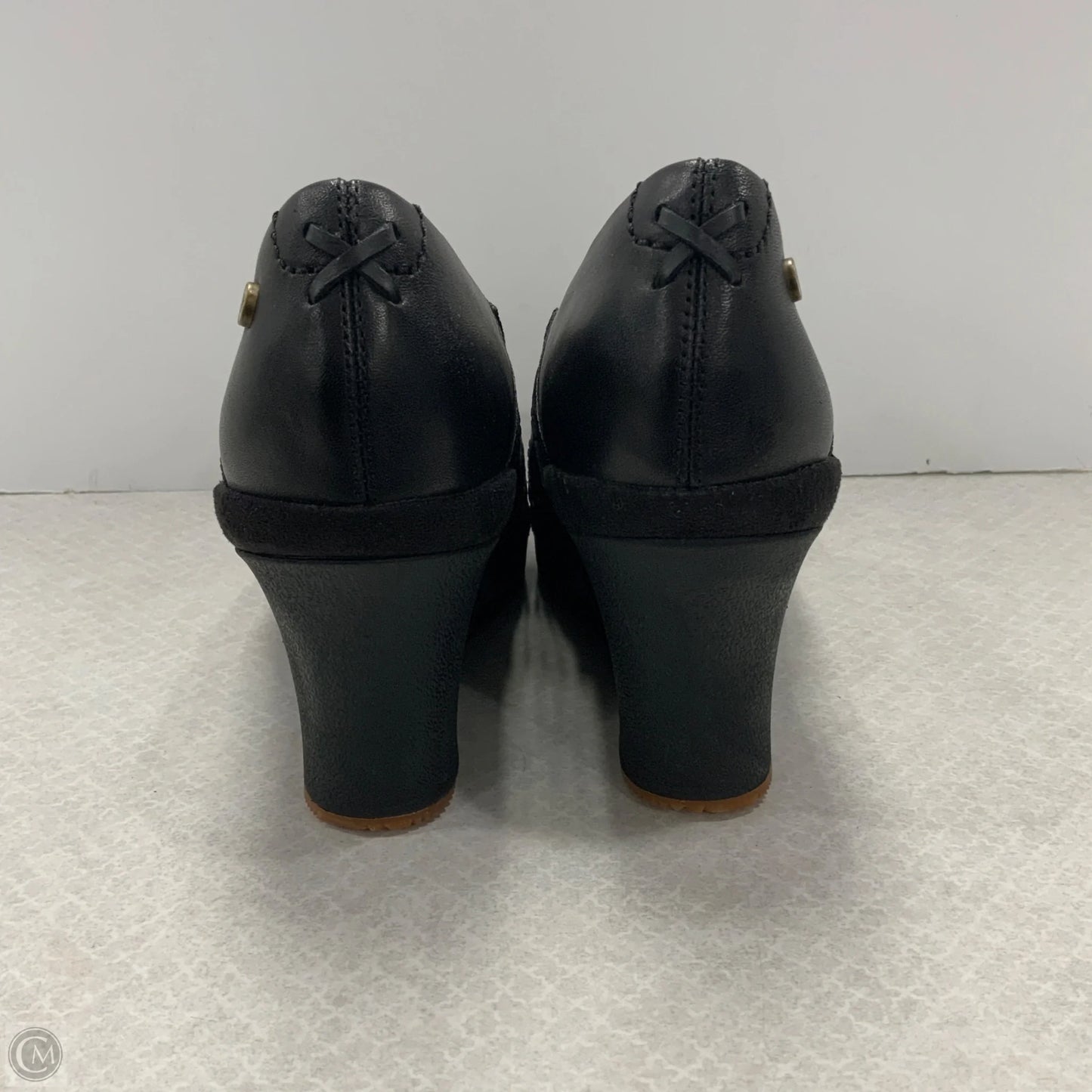 Shoes Heels Block By Mozo In Black, Size: 10.5