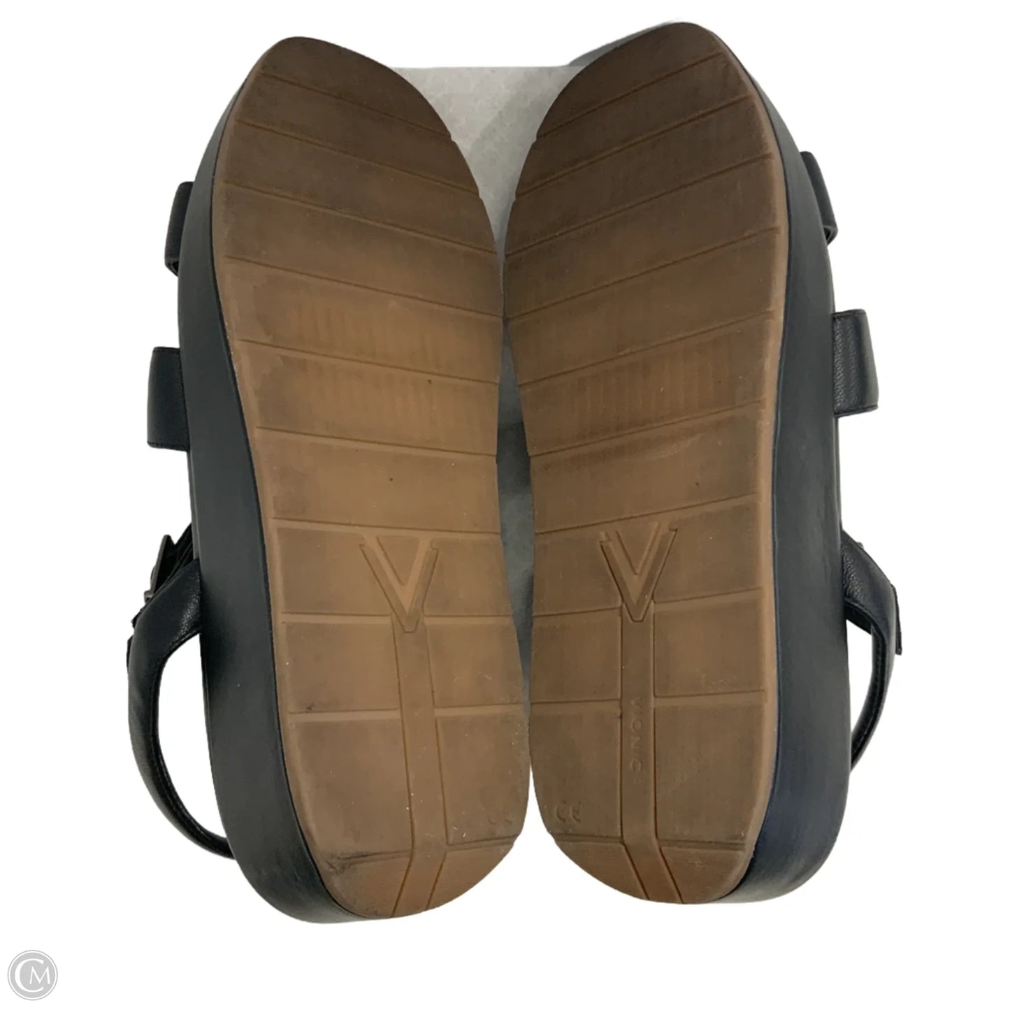 Sandals Heels Wedge By Vionic In Black, Size: 12