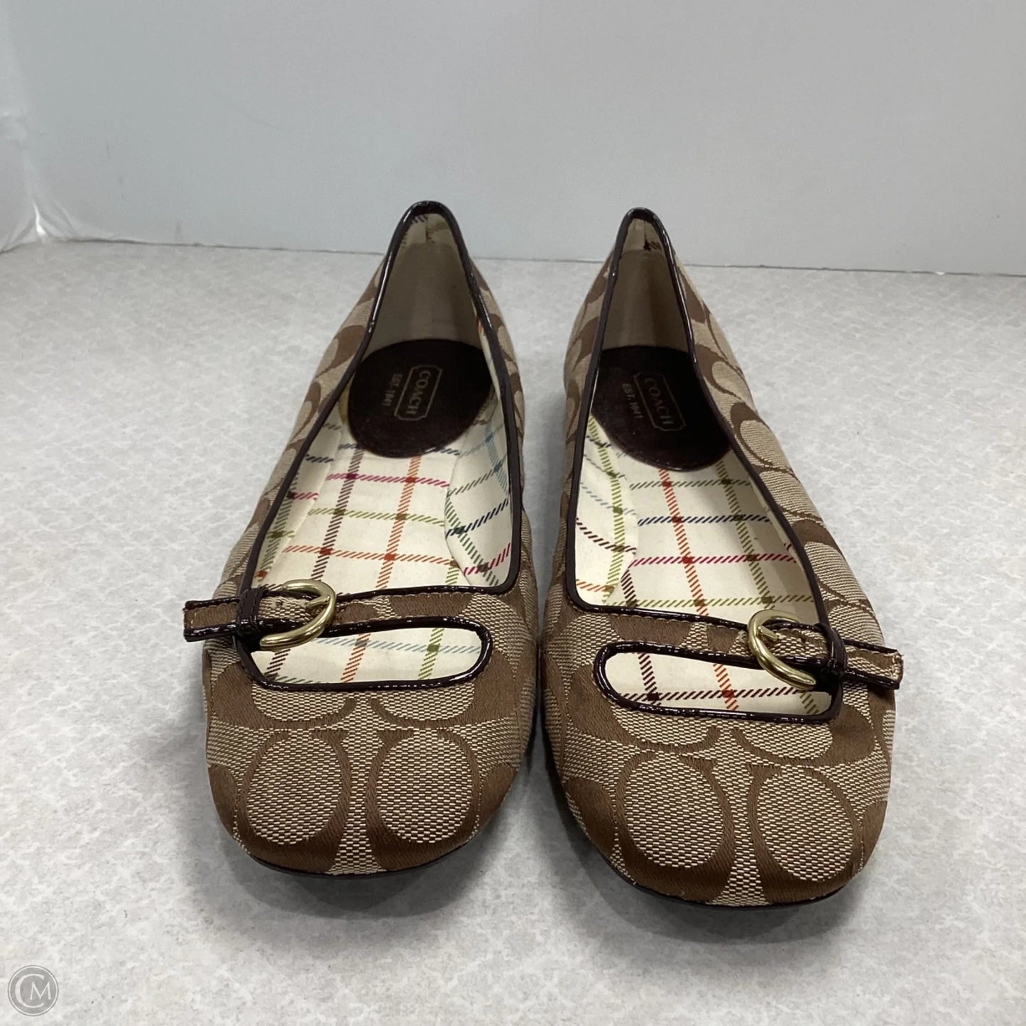 Shoes Designer By Coach In Brown, Size: 6.5