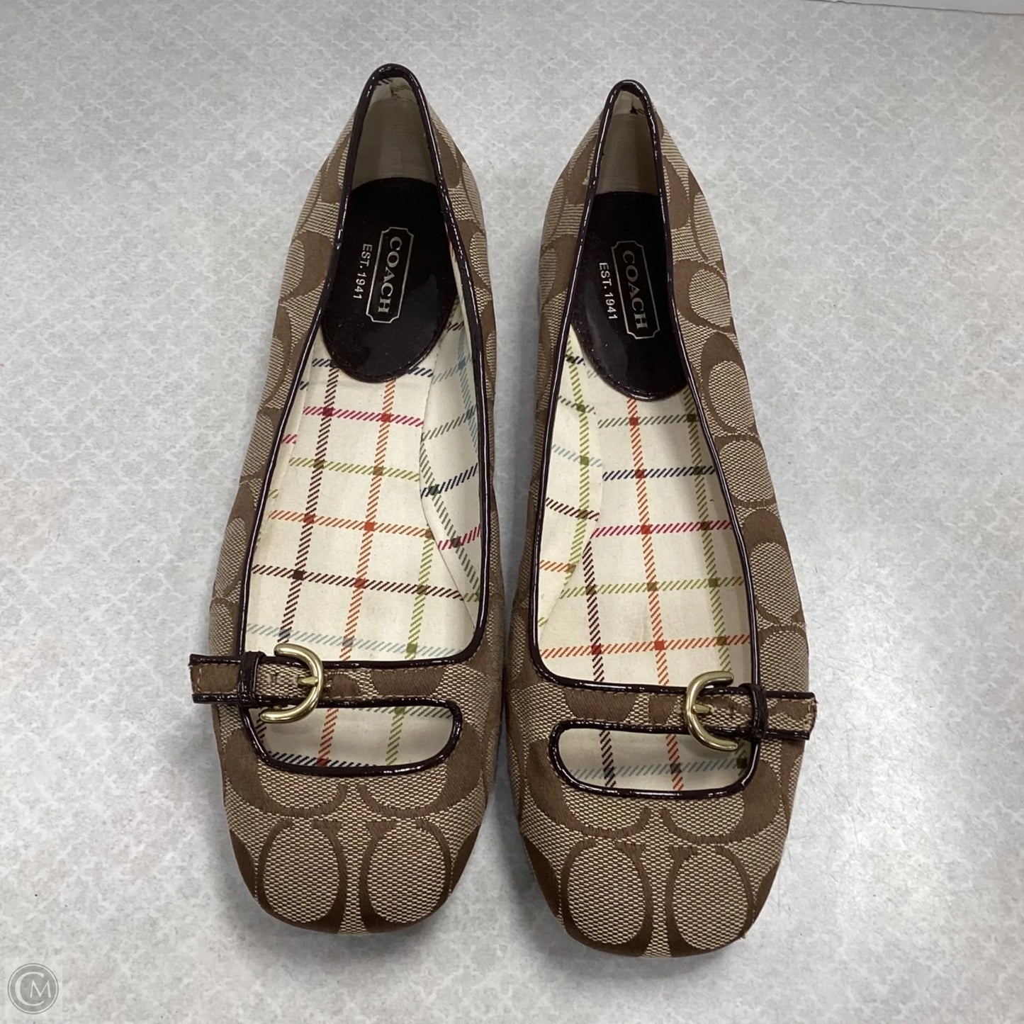 Shoes Designer By Coach In Brown, Size: 6.5
