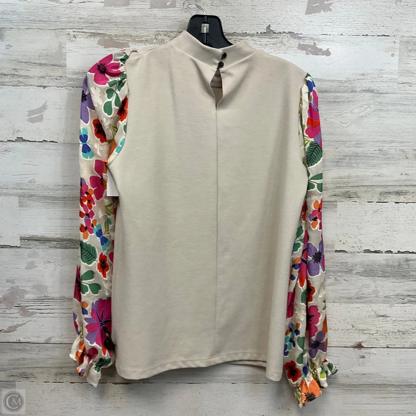 Top Long Sleeve By saint+sofia In Brown, Size: Xs