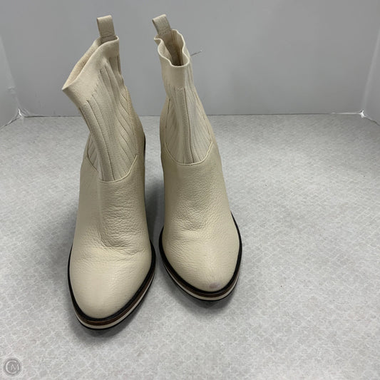 Boots Ankle Heels By Kelsi Dagger In Cream, Size: 8