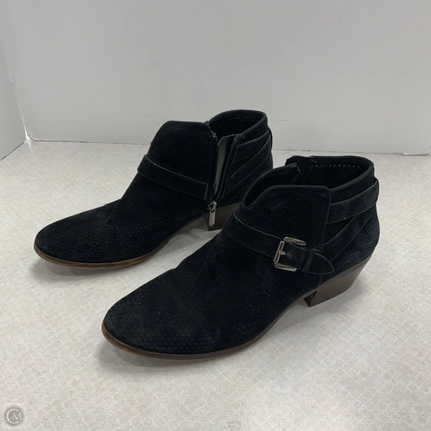 Boots Ankle Heels By Sam Edelman In Black, Size: 10