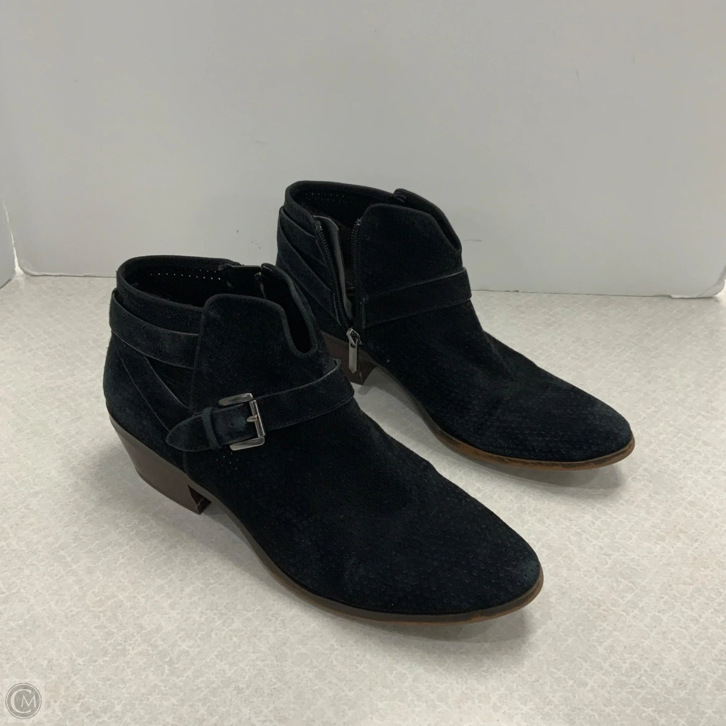 Boots Ankle Heels By Sam Edelman In Black, Size: 10