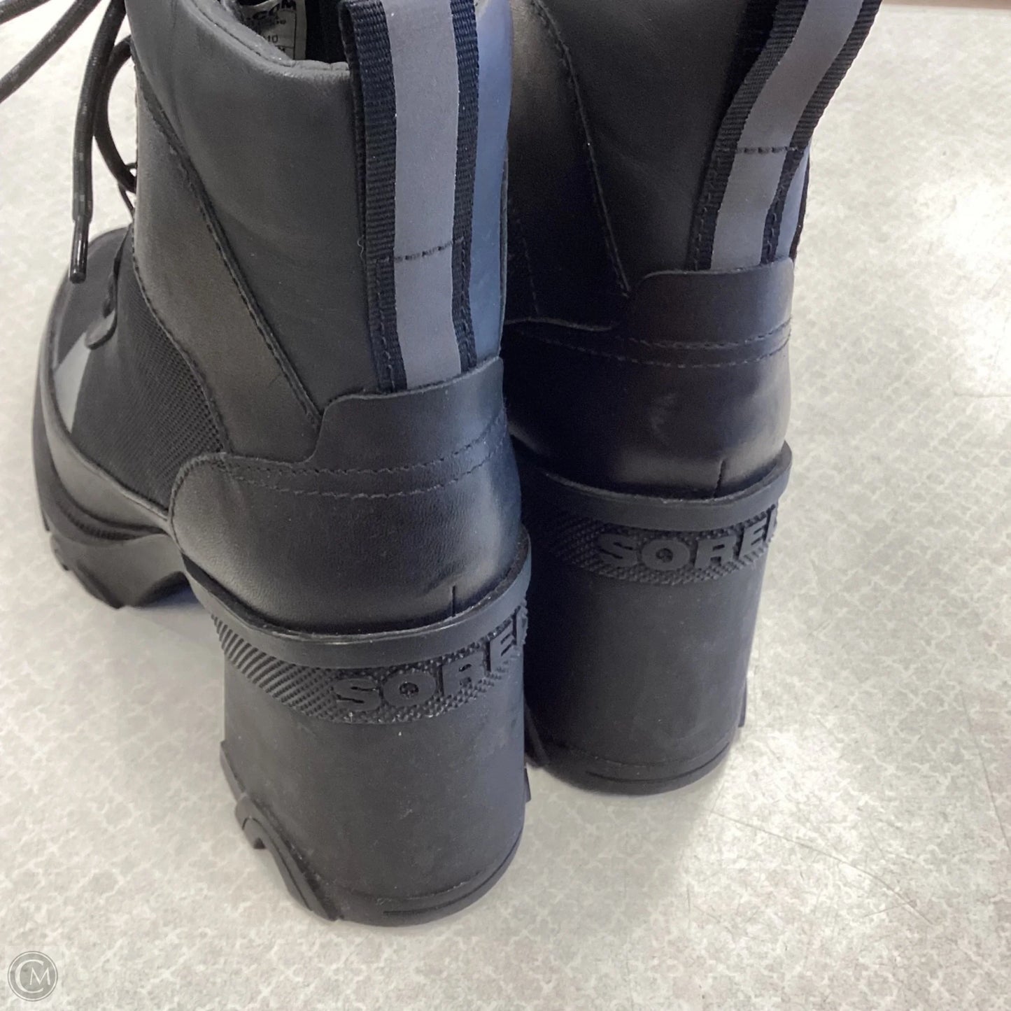Boots Ankle Heels By Sorel In Black, Size: 9.5