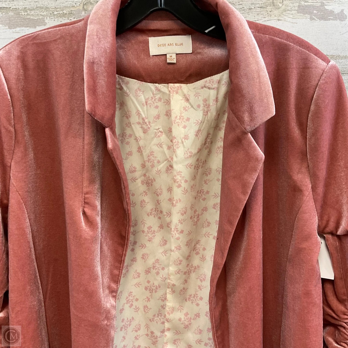 Blazer By Skies Are Blue In Pink, Size: M
