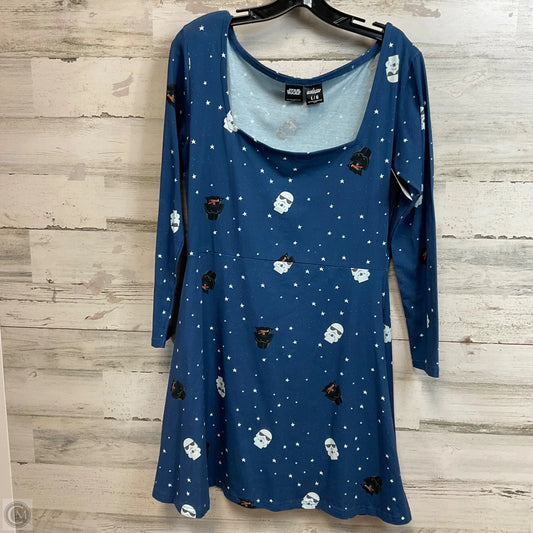 Dress Casual Short By Cakeworthy In Blue, Size: L