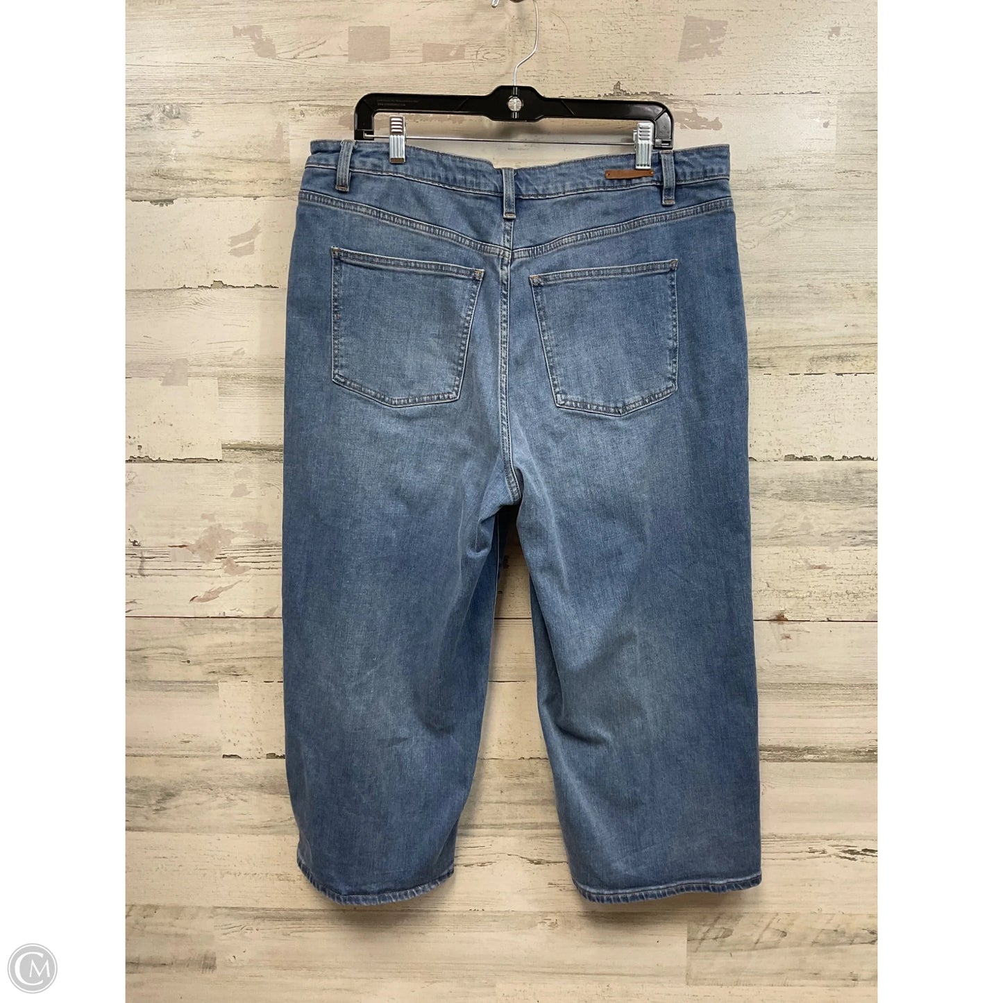 Jeans Cropped By Soft Surroundings In Blue Denim, Size: 18
