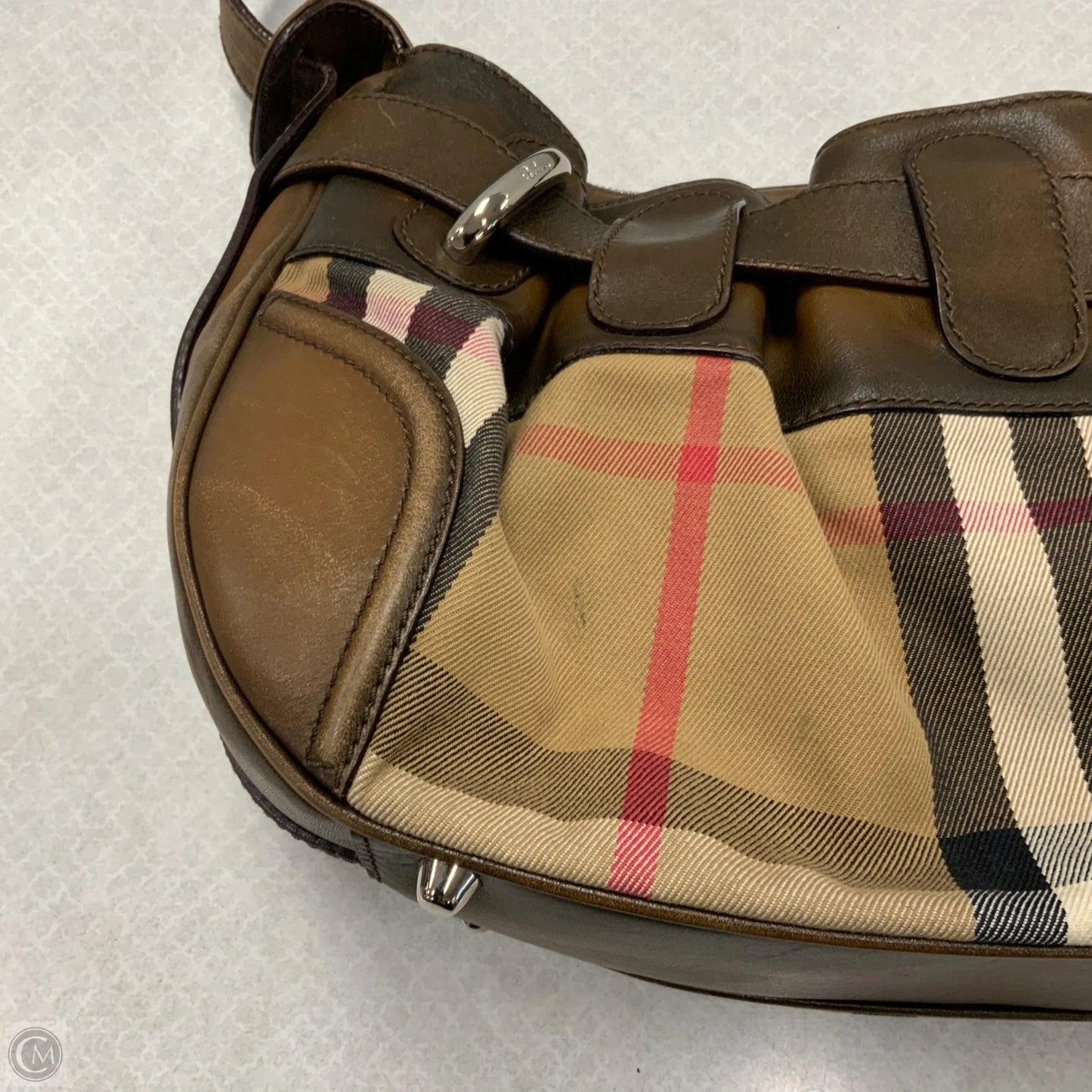 Handbag Luxury Designer By Burberry, Size: Medium