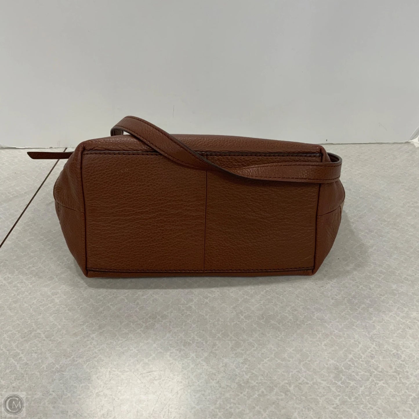 Handbag Leather By Fossil, Size: Small