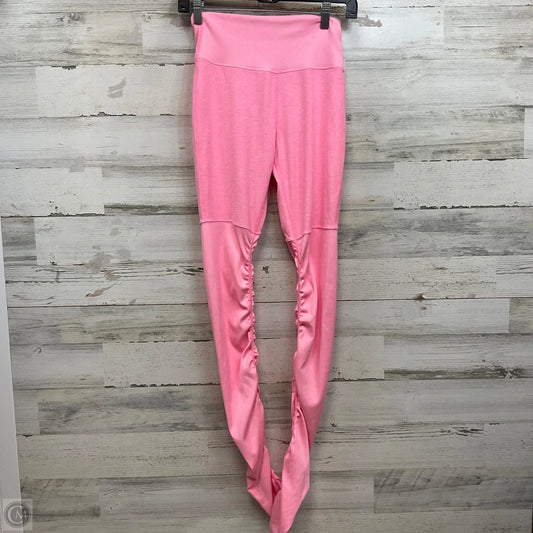Athletic Leggings By Alo In Pink, Size: M