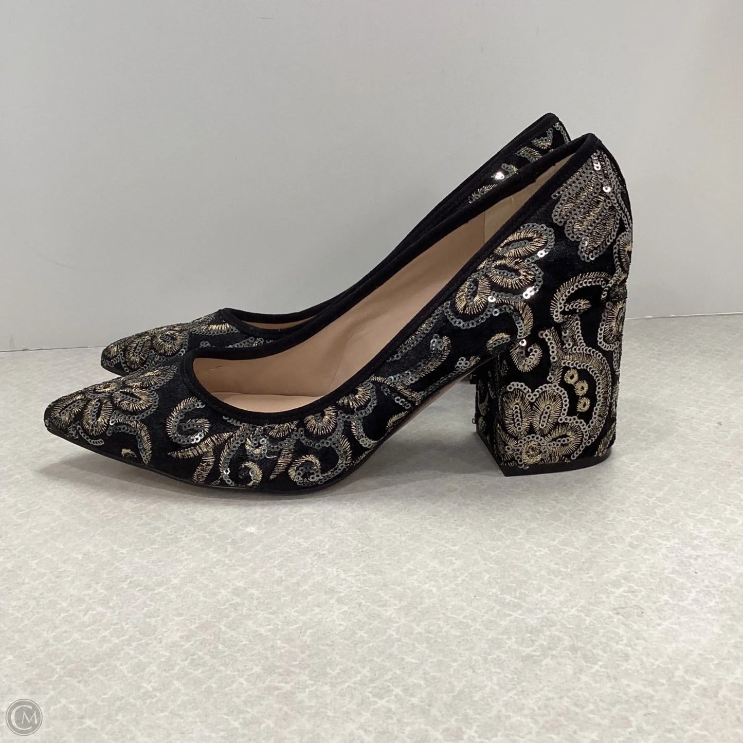 Shoes Designer By Karl Lagerfeld In Black, Size: 10