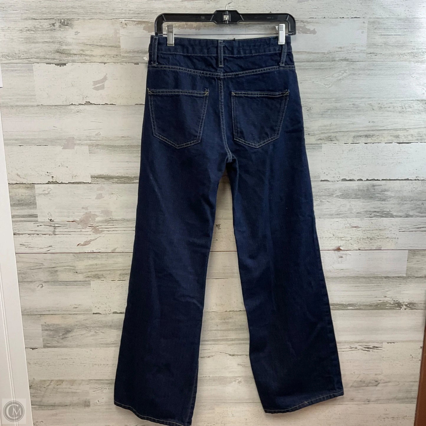 Jeans Wide Leg By Zara In Blue Denim, Size: 2