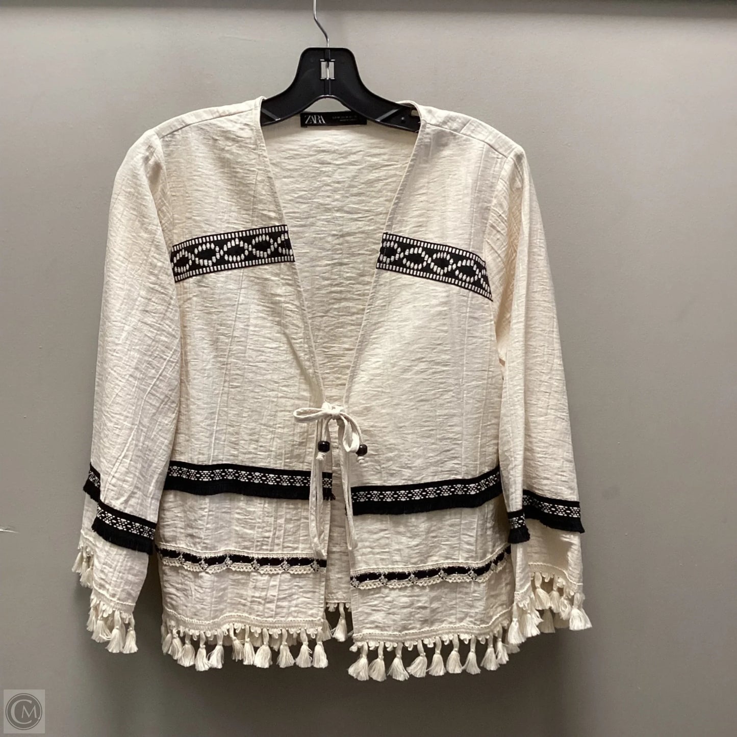 Jacket Other By Zara In Cream, Size: M
