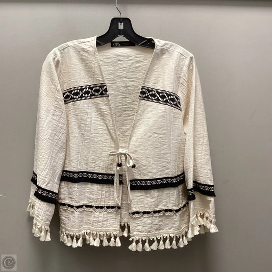 Jacket Other By Zara In Cream, Size: M