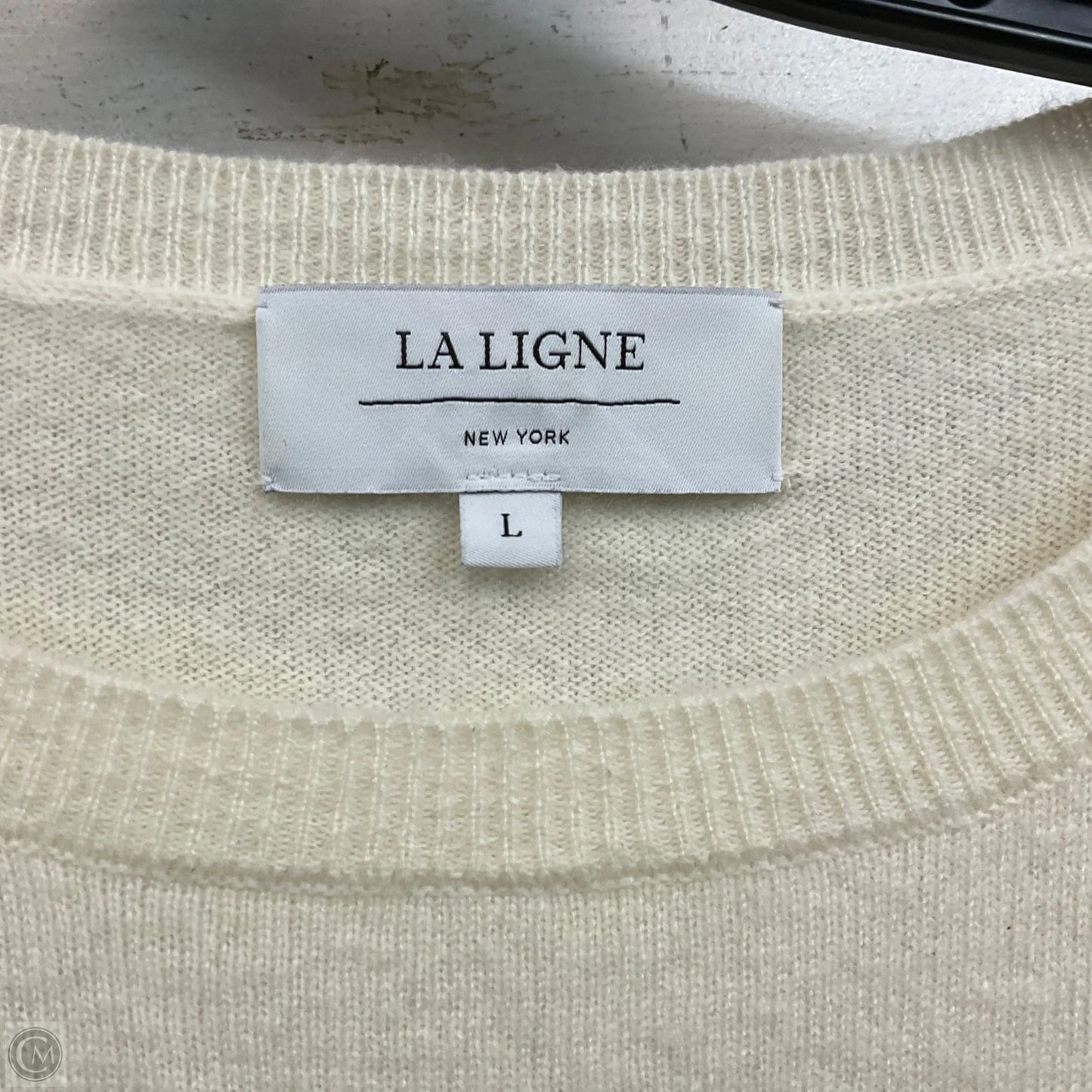 Sweater Cashmere By La Ligne In Cream, Size: L