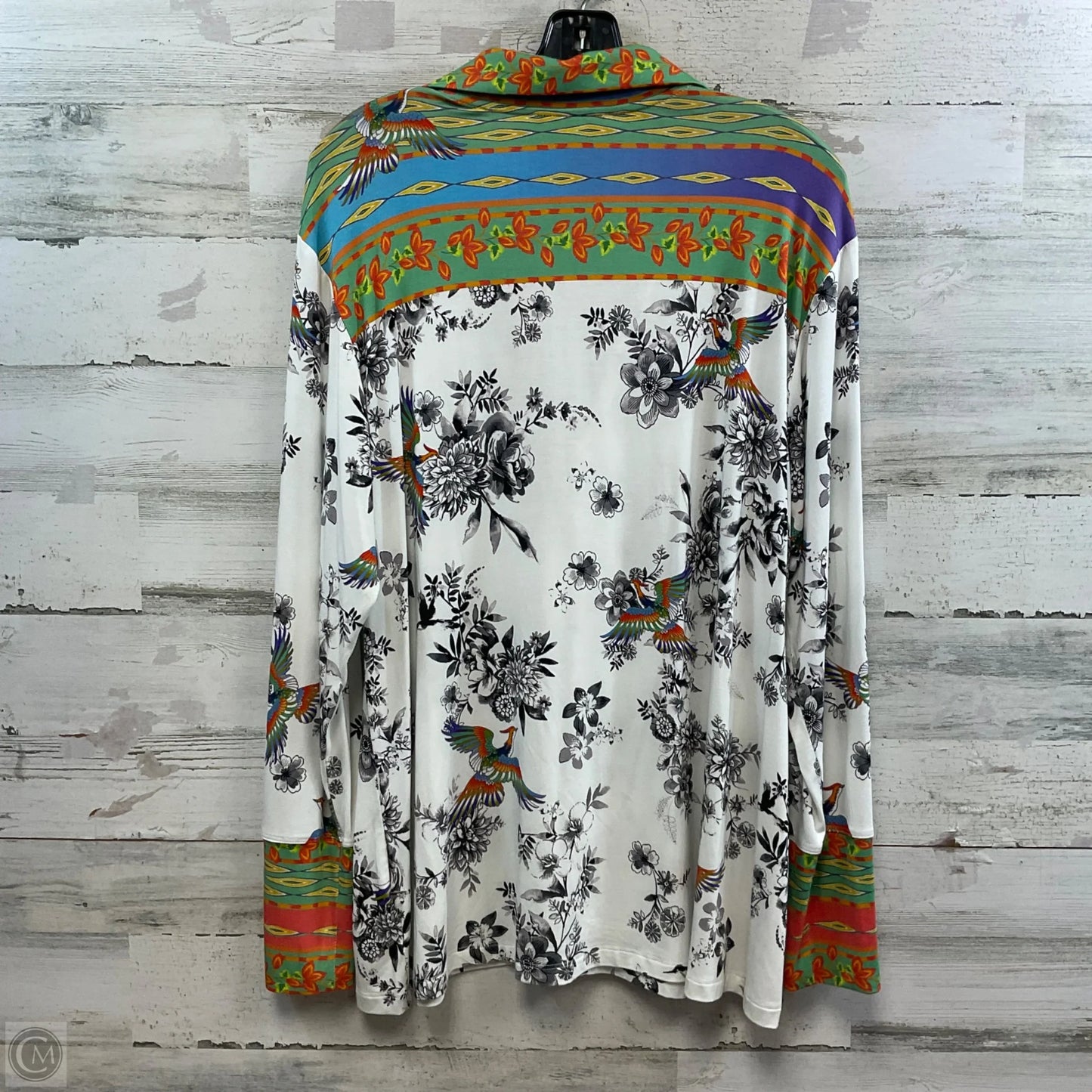 Top Long Sleeve By Johnny Was In White, Size: Xl