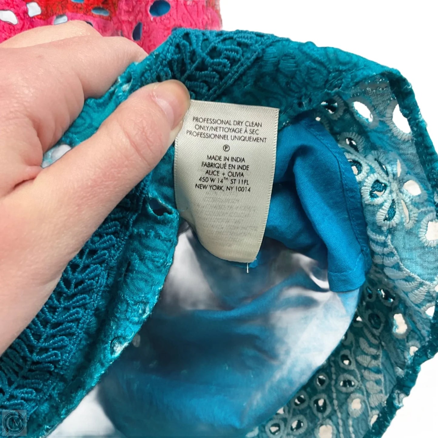 Skirt Designer By Alice + Olivia In Blue, Size: L