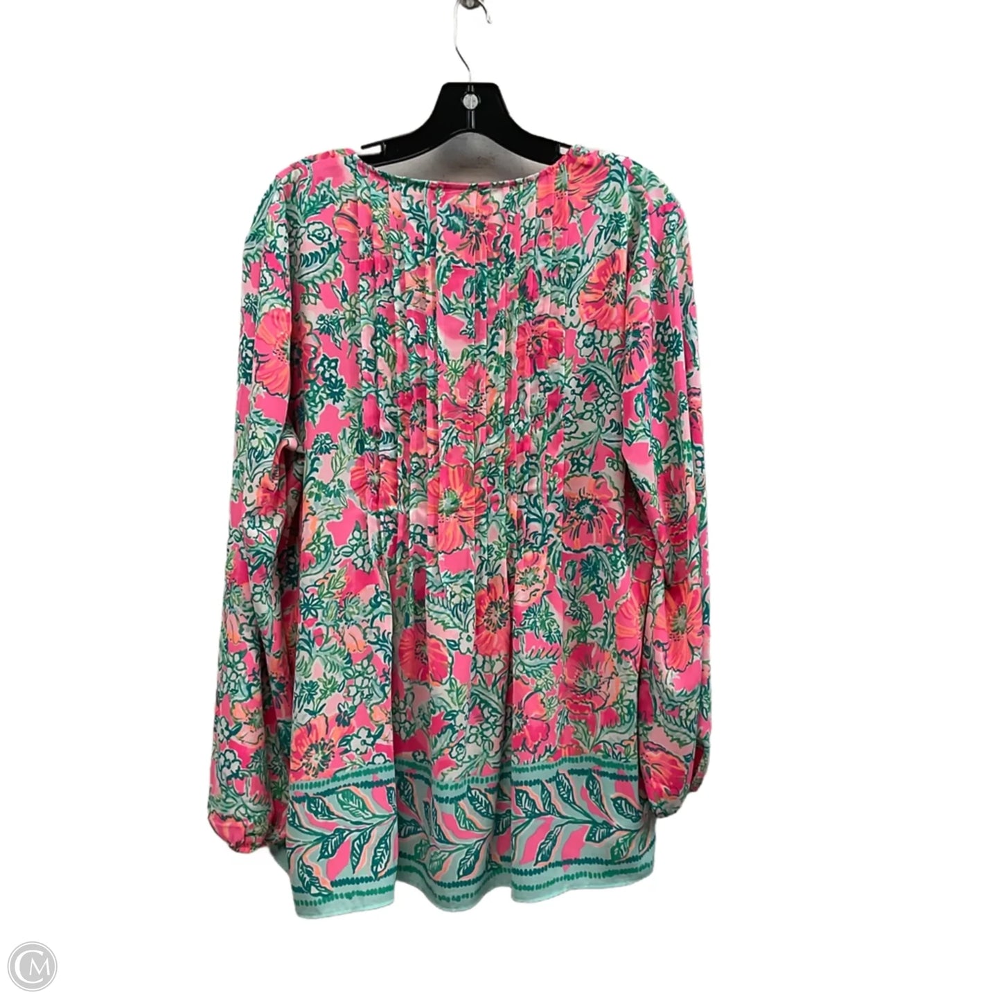 Blouse Designer By Lilly Pulitzer In Pink, Size: Xl