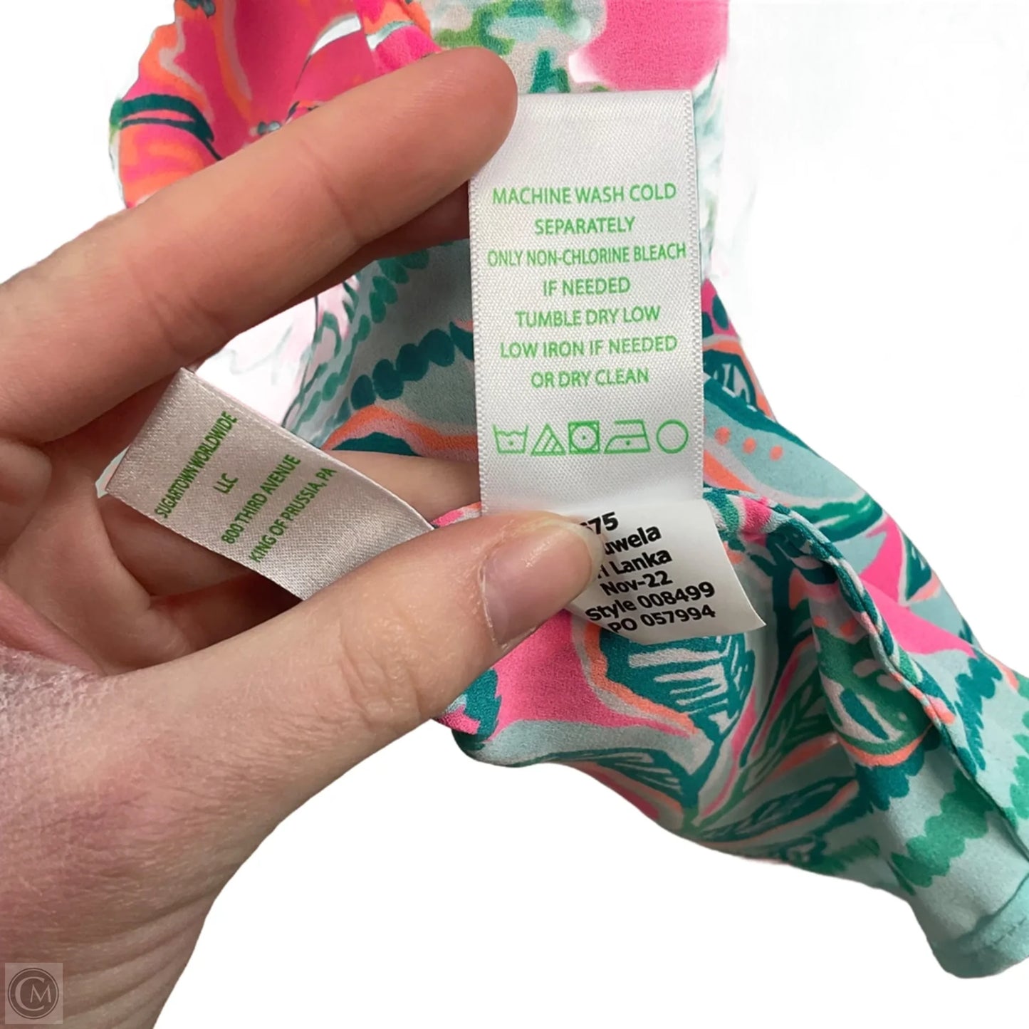 Blouse Designer By Lilly Pulitzer In Pink, Size: Xl