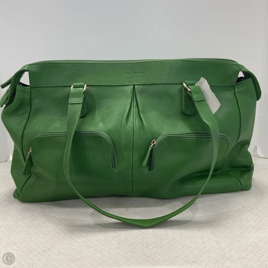 Handbag Leather By Jack Georges, Size: Large