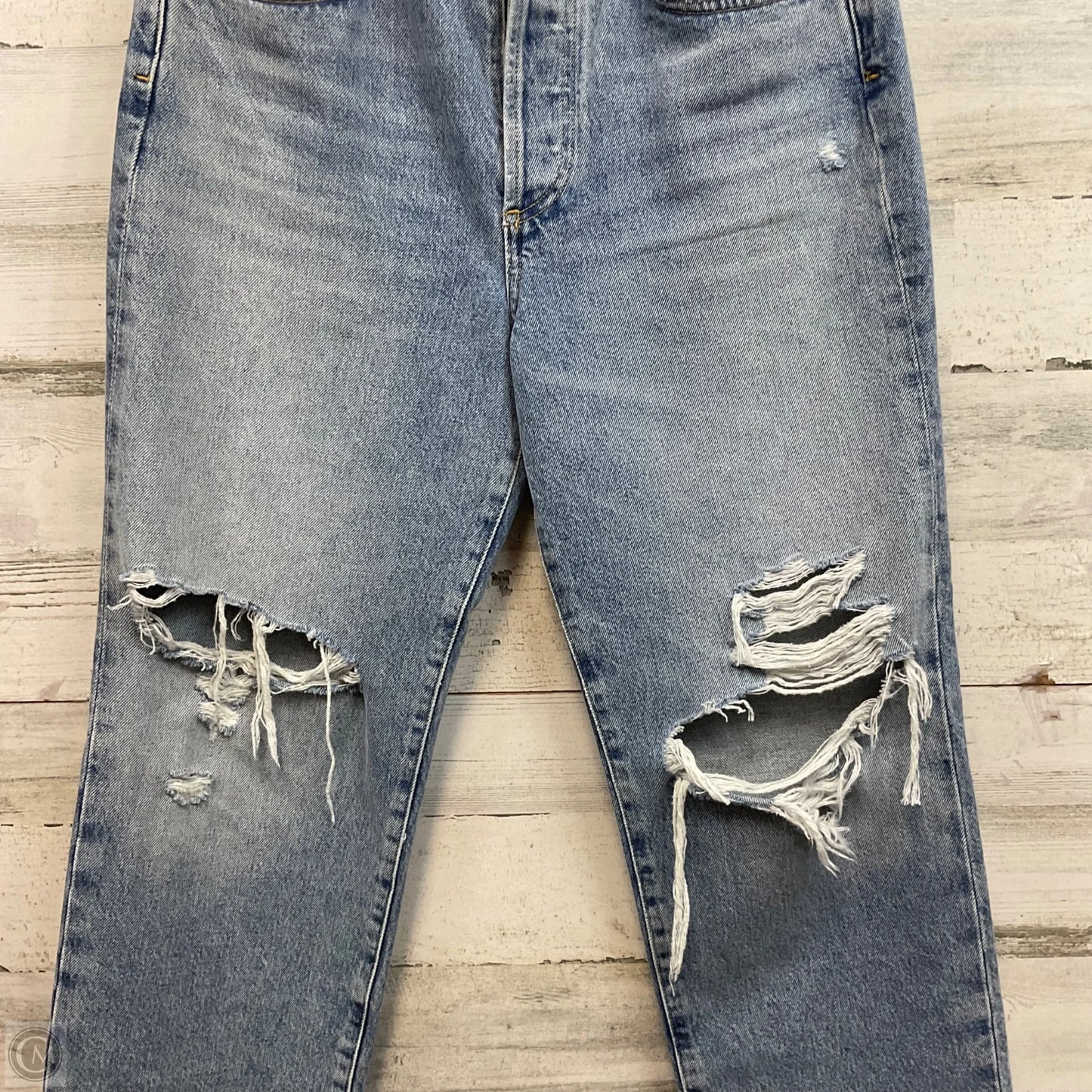 Jeans Cropped By Citizens Of Humanity In Blue Denim, Size: 2