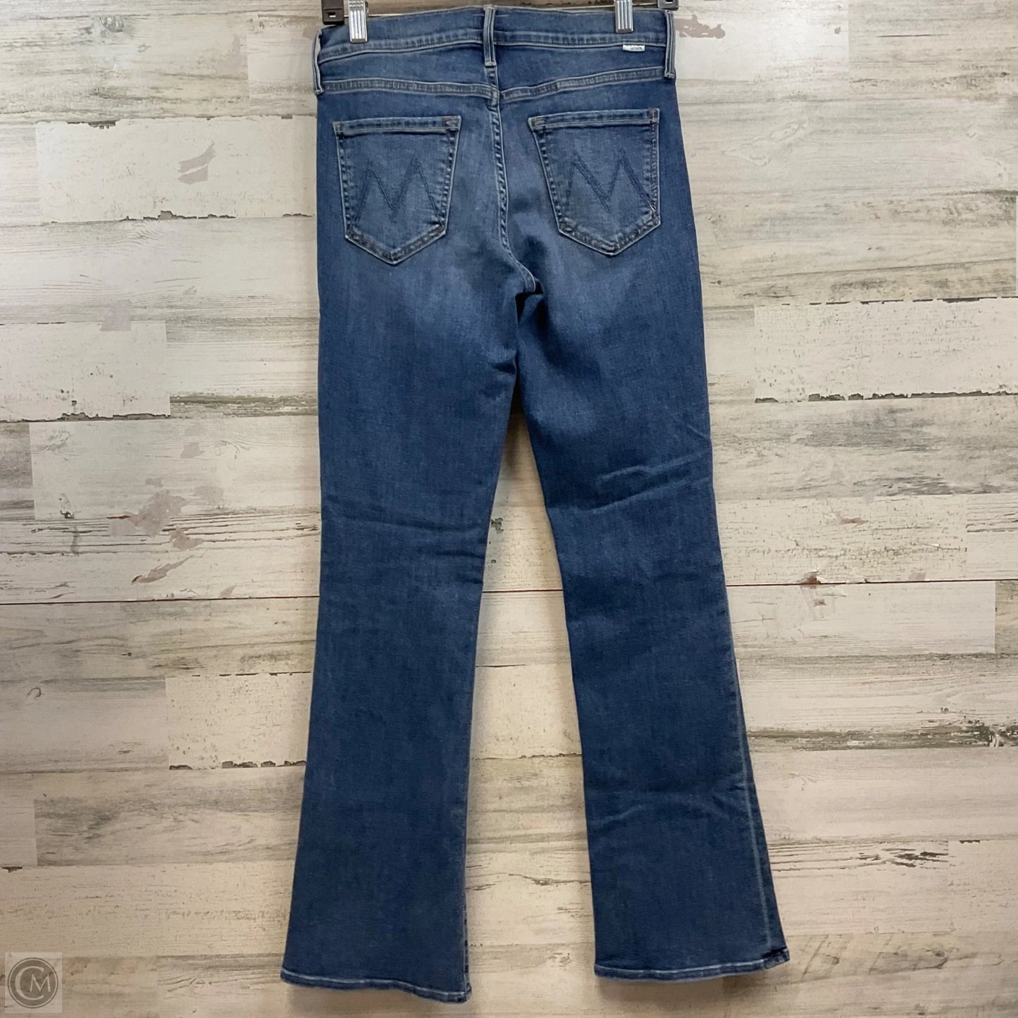 Jeans Flared By Mother In Blue Denim, Size: 6