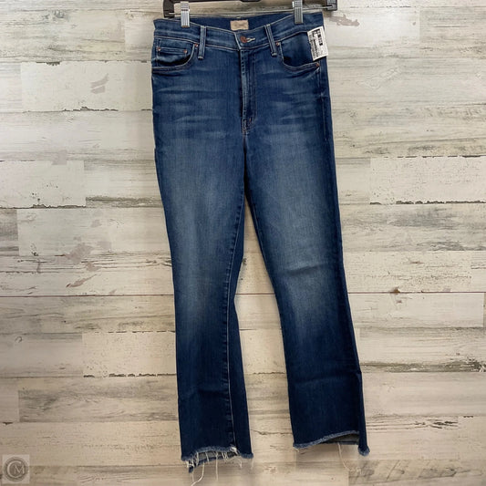 Jeans Cropped By Mother In Blue Denim, Size: 4