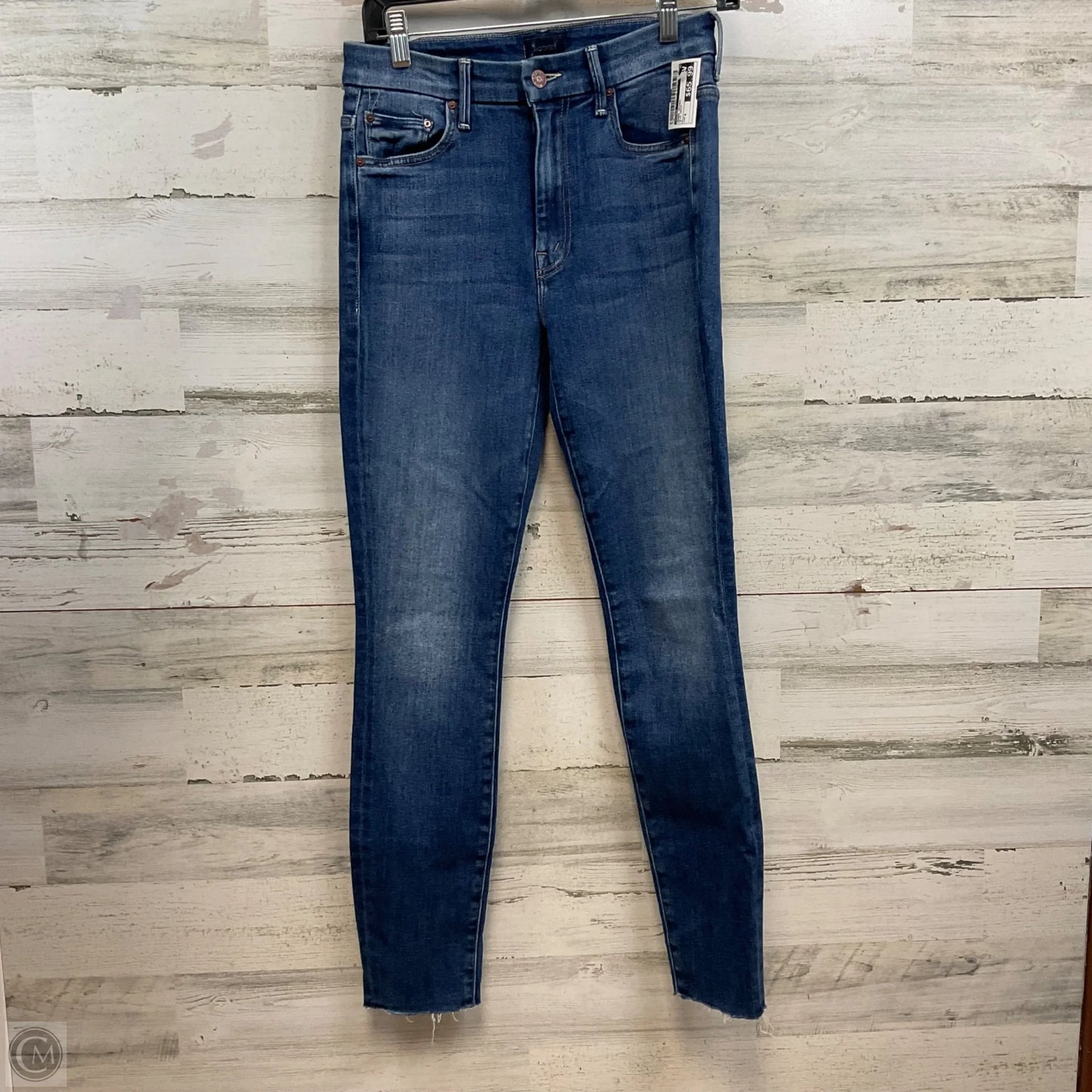 Jeans Skinny By Mother In Blue Denim, Size: 4