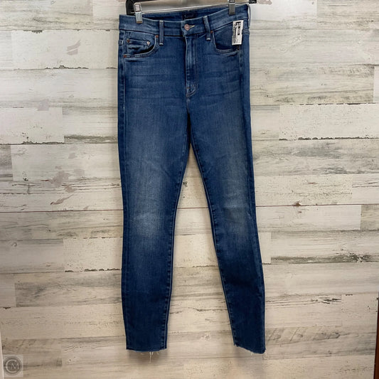 Jeans Skinny By Mother In Blue Denim, Size: 4