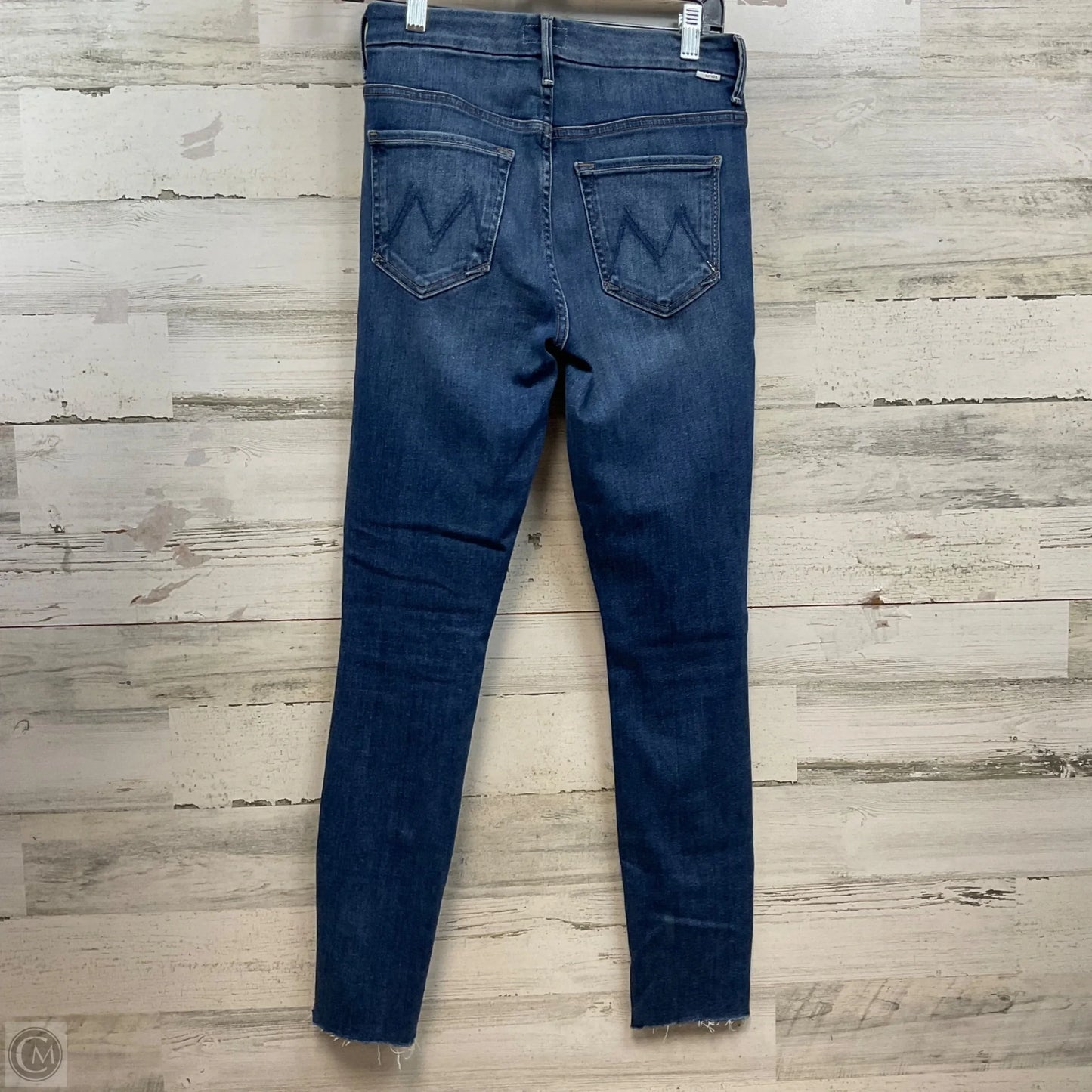Jeans Skinny By Mother In Blue Denim, Size: 4