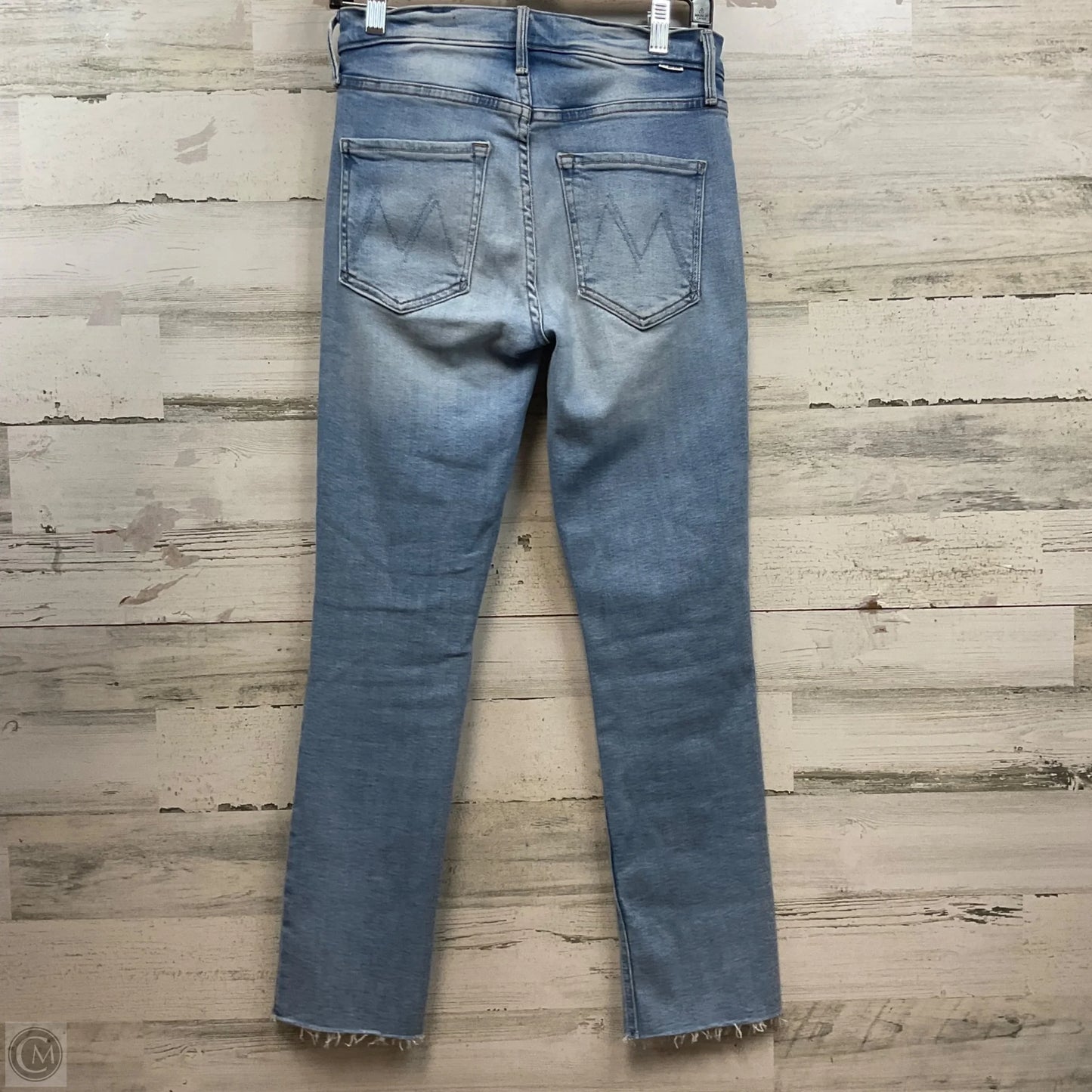 Jeans Straight By Mother In Blue Denim, Size: 2
