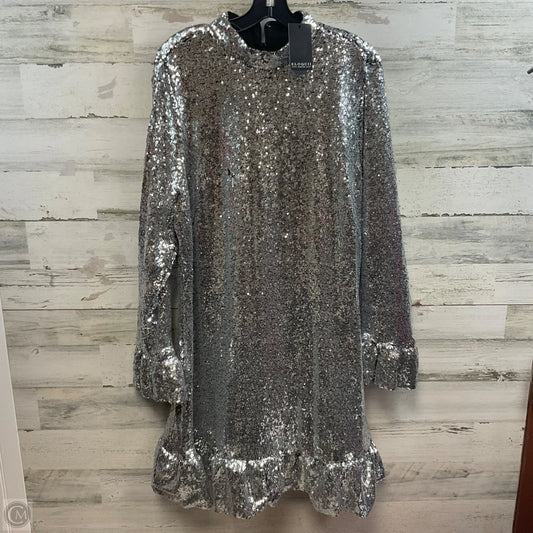 Dress Party Short By Eloquii In Silver, Size: 2x