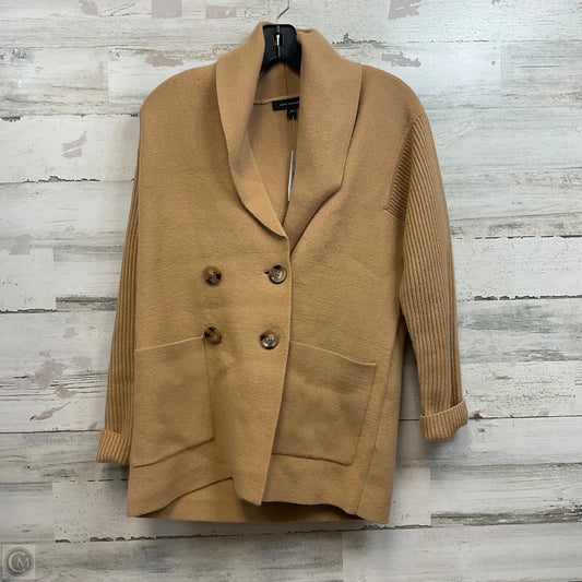 Sweater Cardigan By Ann Taylor In Brown, Size: Xs