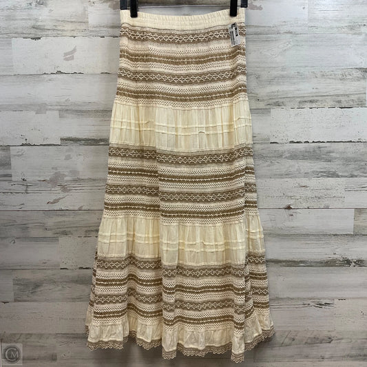 Skirt Maxi By Chicos In Cream, Size: S