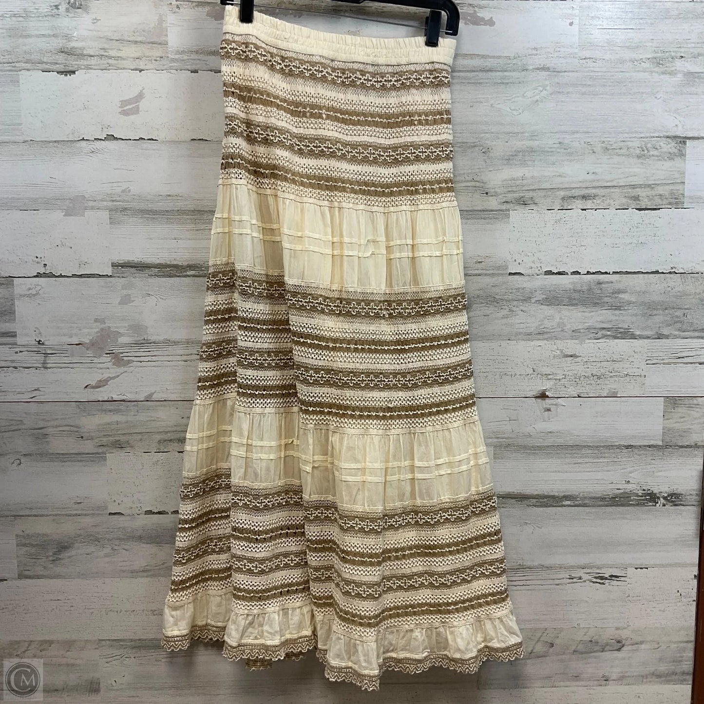 Skirt Maxi By Chicos In Cream, Size: S