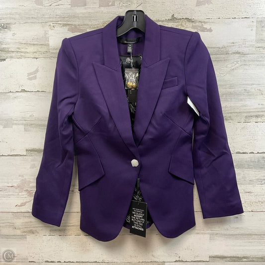 Blazer By White House Black Market In Purple, Size: Xxs
