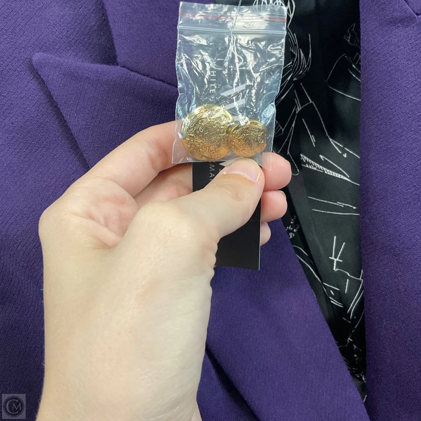 Blazer By White House Black Market In Purple, Size: Xxs