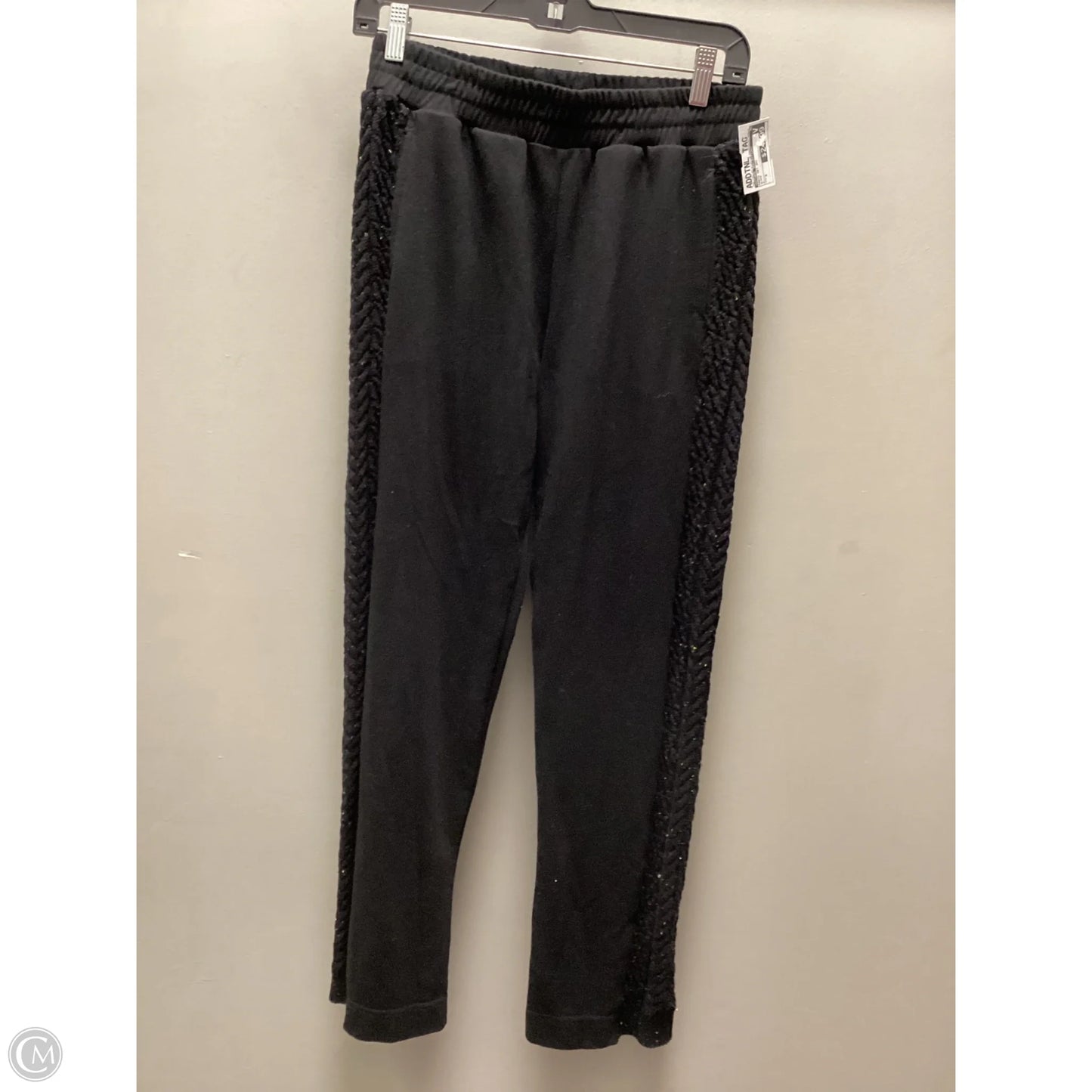 Pants Set 2pc By Natural Reflections In Black, Size: S