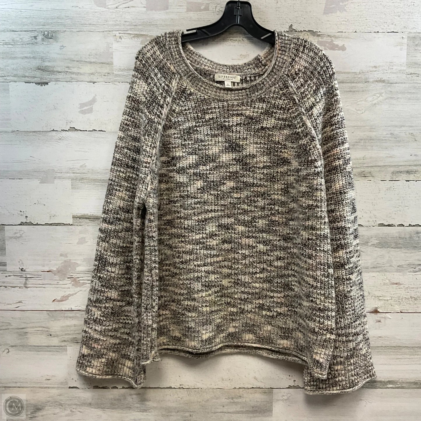 Sweater By Liverpool In Grey, Size: Xl