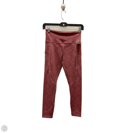 Athletic Leggings By Zyia In Pink, Size: S