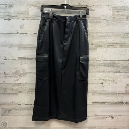 Skirt Midi By Gap In Black, Size: 2